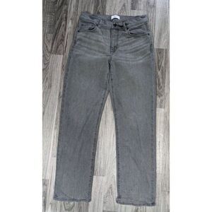 (3/$35) Loft Outlet Womens Size 2 Straight Whiskered Grey Denim Jeans